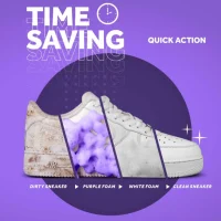 فوم تمیزکننده کتونی ورزشی کرپ انگلیس