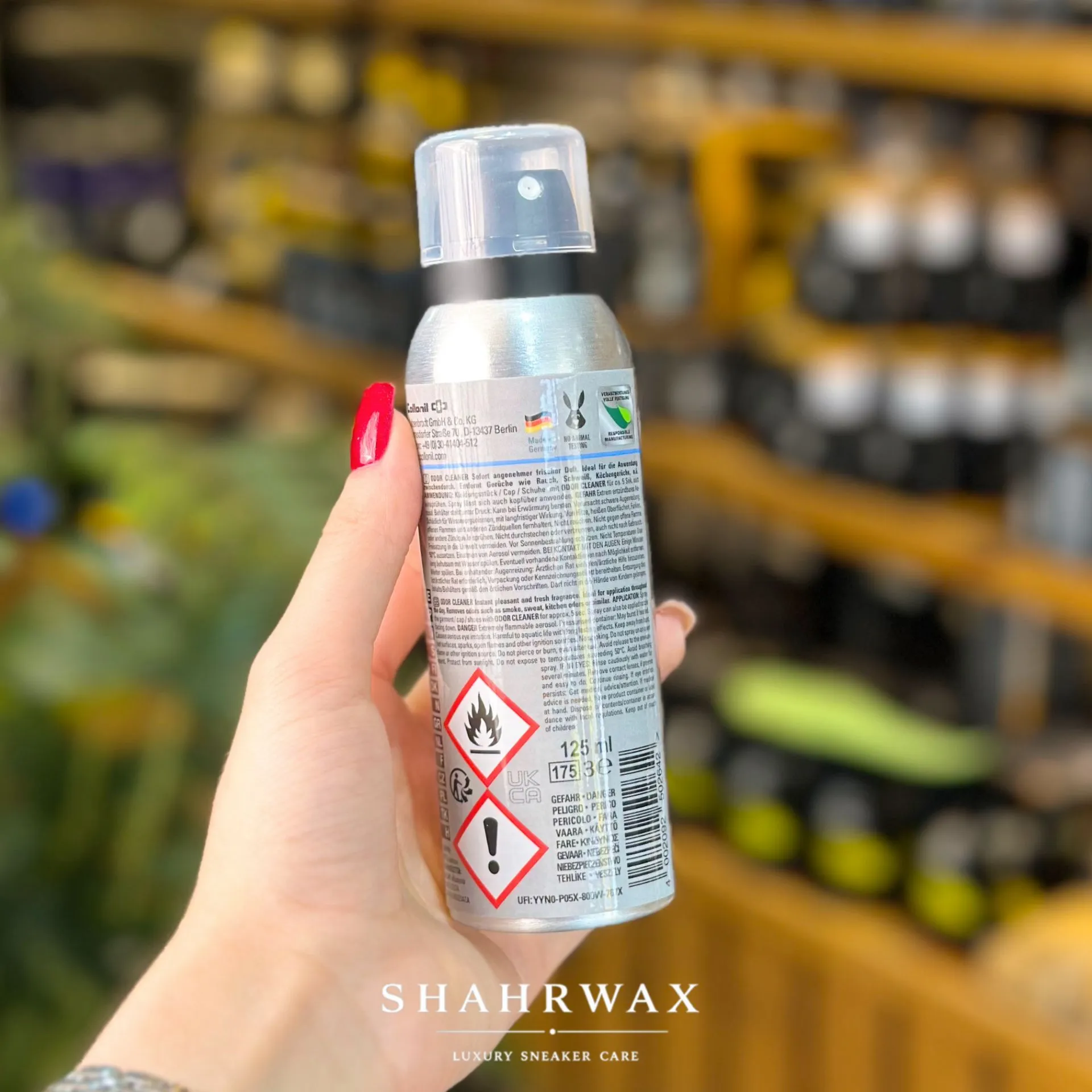 اسپری ضد بوی کفش با فناوری کربن Collonil Carbon Odor Cleaner 125ml