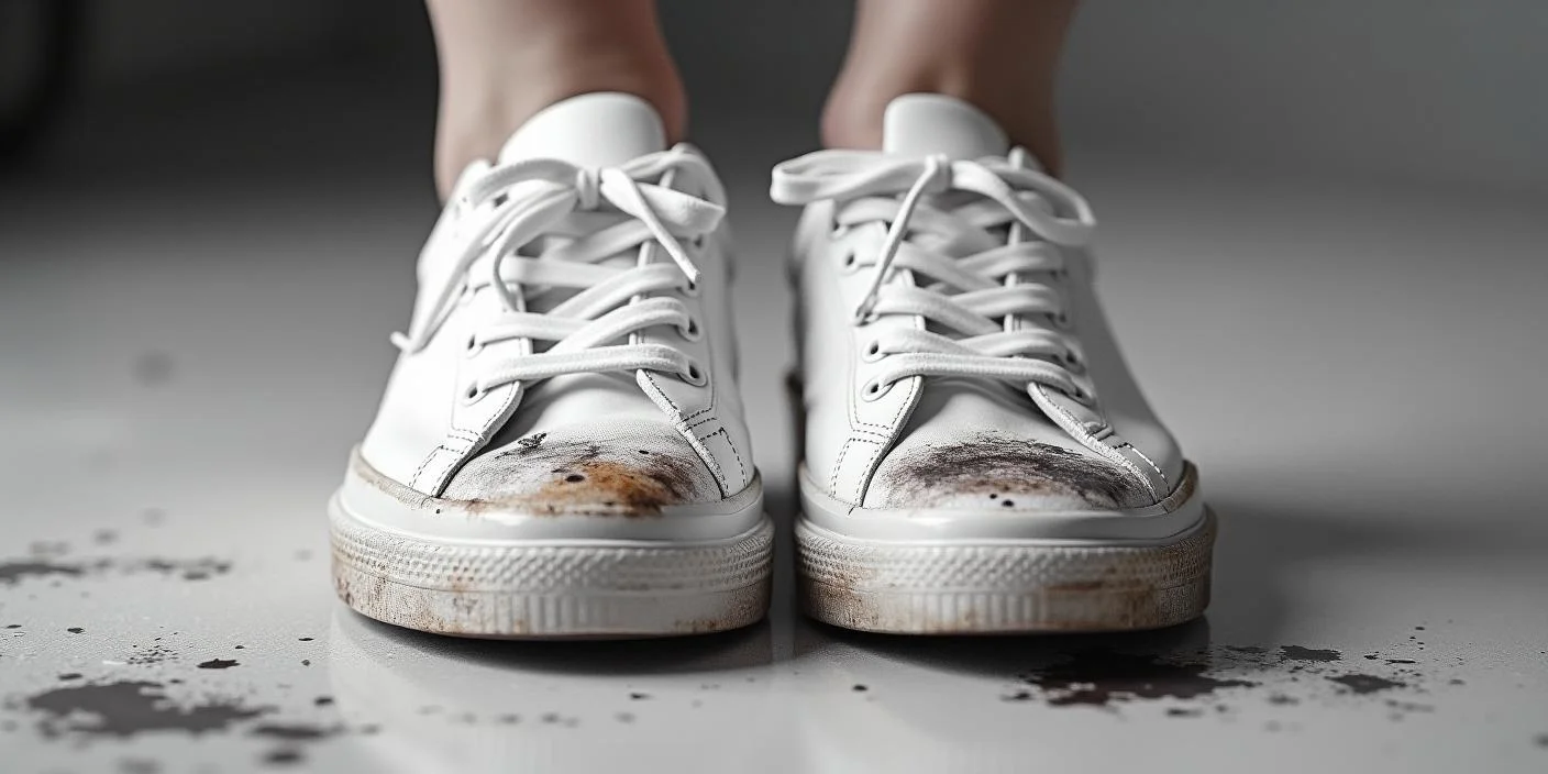 تمیز کردن انواع کثیفی کفش سفید