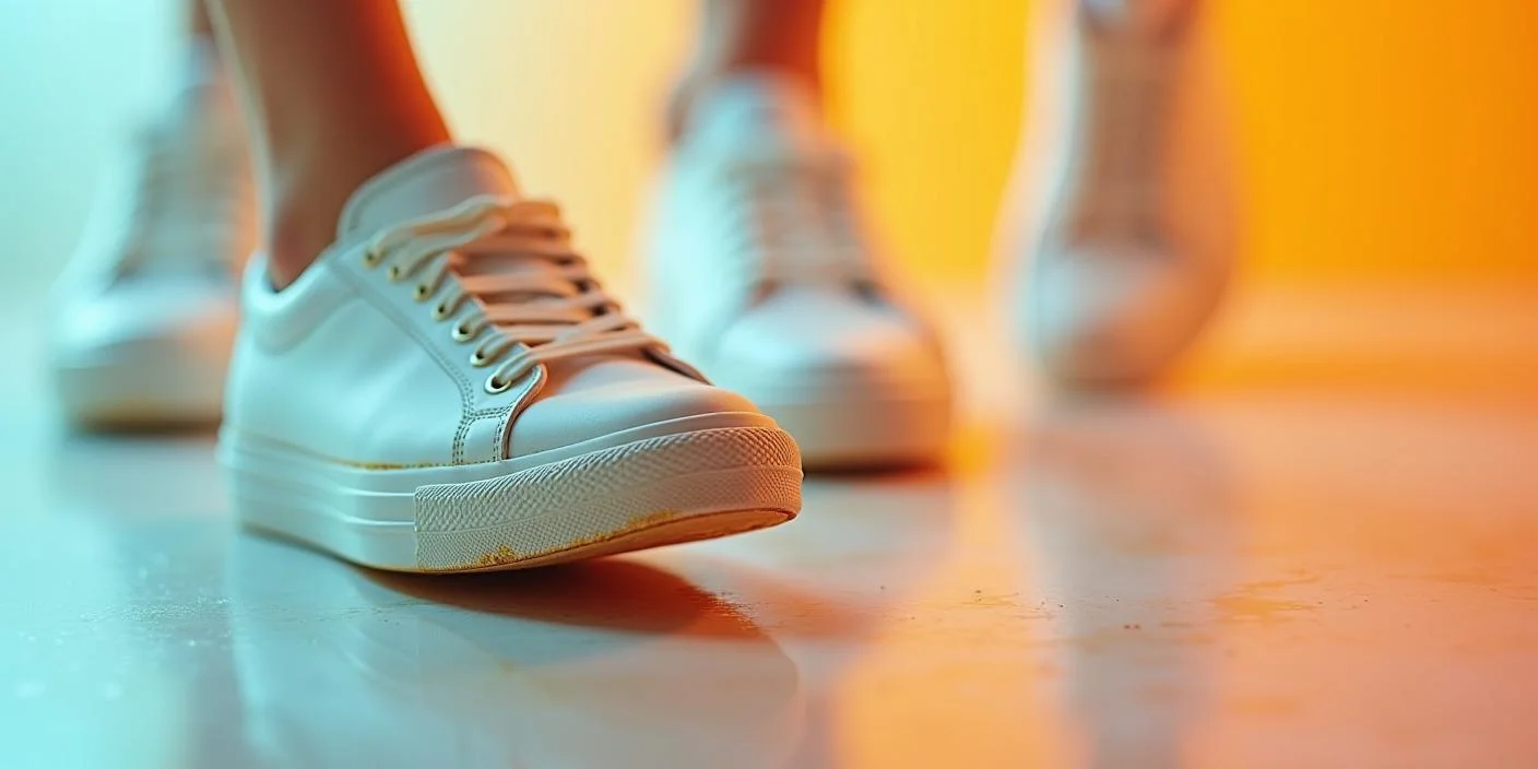 جلوگیری از زرد شدن کفش سفید