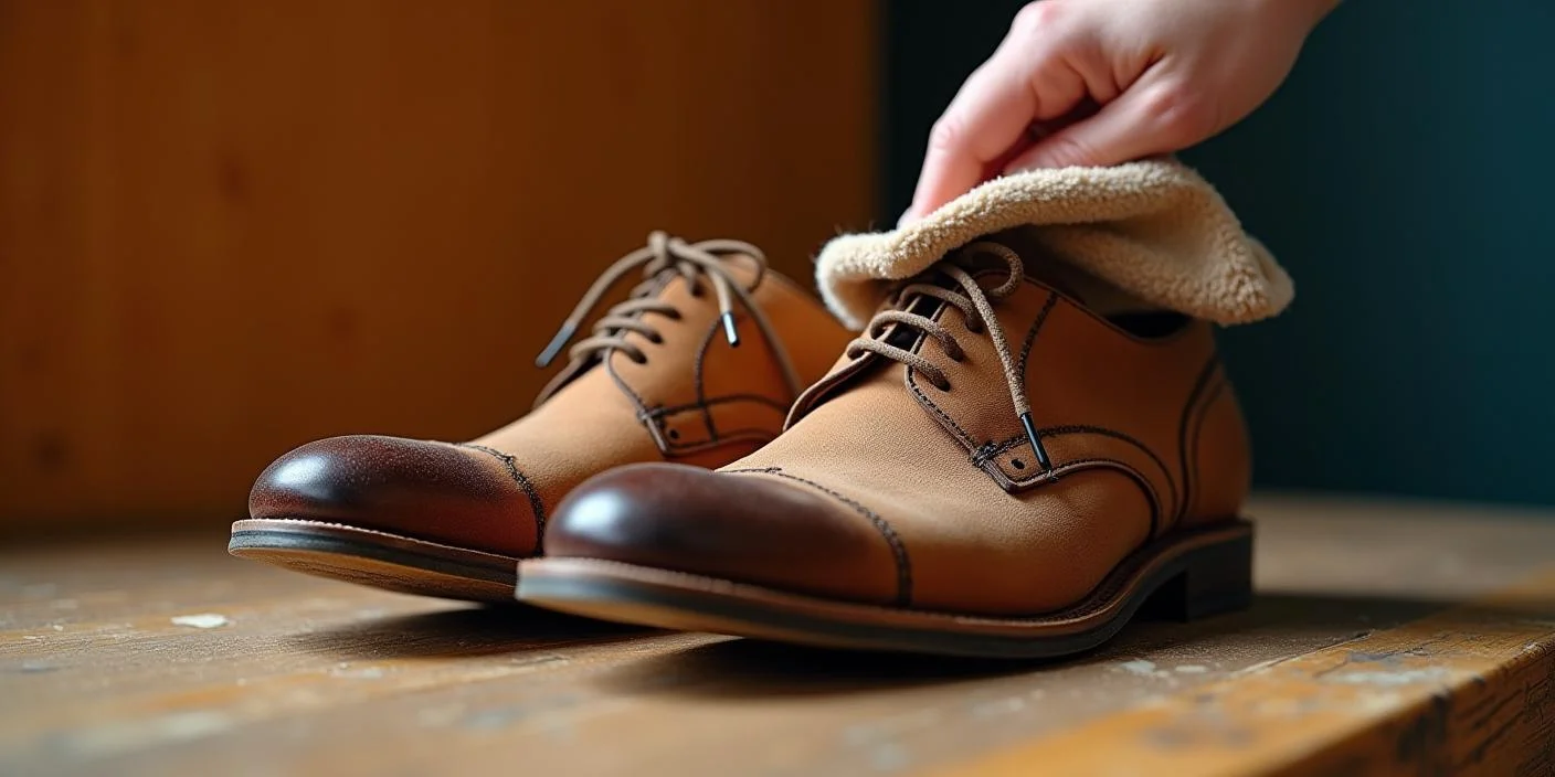 تمیز کردن کفش چرم طبیعی