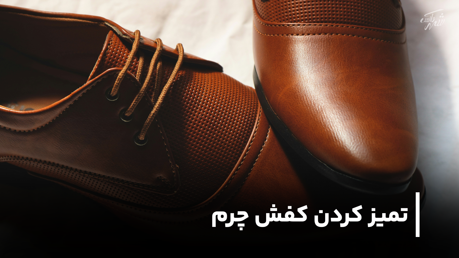 تمیز کردن کفش چرم قهوه ای
