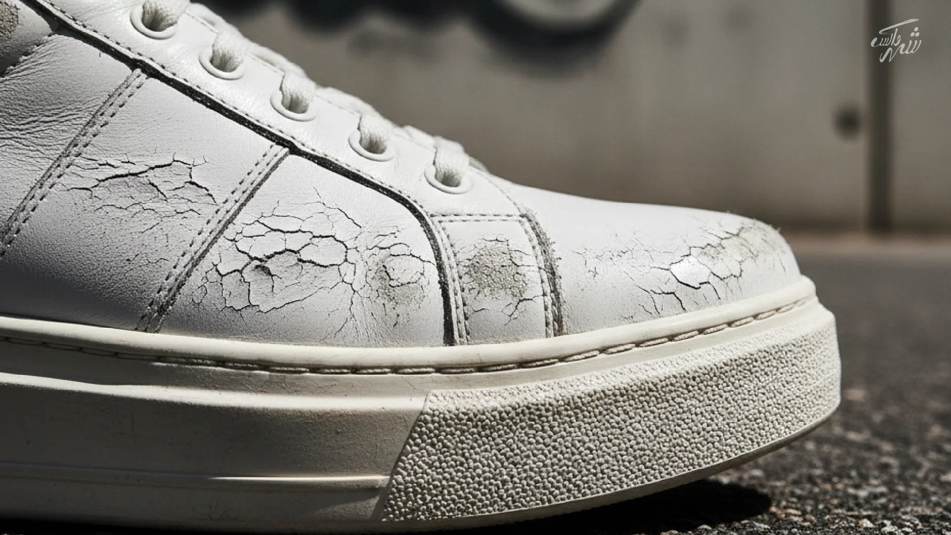 از بین بردن چروک کفش سفید