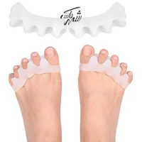 پد سیلیکونی فاصله دهنده انگشتان پا ۵ حلقه