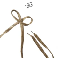 بند کفش تخت نسکافه ای اکلیلی- کد ۲۸