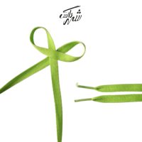 بند کفش تخت سبز فسفری – کد 41 جلب توجه در استایل اسپرت