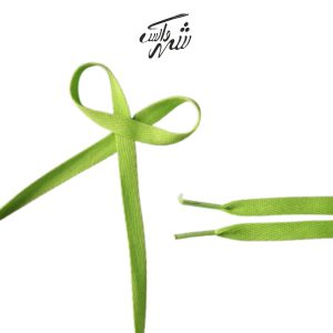 بند کفش تخت سبز فسفری – کد 41 جلب توجه در استایل اسپرت