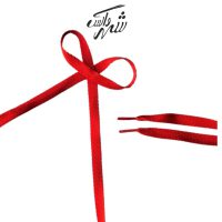 بند کفش تخت قرمز – کد 51 بادوام و مناسب استایل اسپرت روزمره