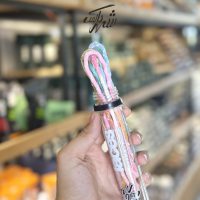 بند گرد رنگی خال خالی – کد ۸۷ مناسب کفش اسپرت