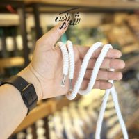 بند کفش گرد پیچی سفید – کد 95 مقاوم