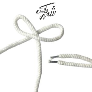 بند کفش گرد پیچی سفید – کد 95 مقاوم