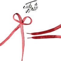 بند تخت قرمز اکلیلی براق – کد 71 مناسب کفش‌های اسپرت و روزمره