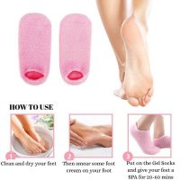 جوراب سیلیکونی مرطوب‌کننده MOISTURISING – درمان مؤثر ترک پا