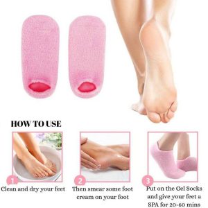جوراب سیلیکونی مرطوبکننده MOISTURISING – درمان مؤثر ترک پا