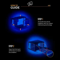 باکس کفش کرپ پورتکت – جعبه نگهدارنده مقاوم و ضدبو برای کفش