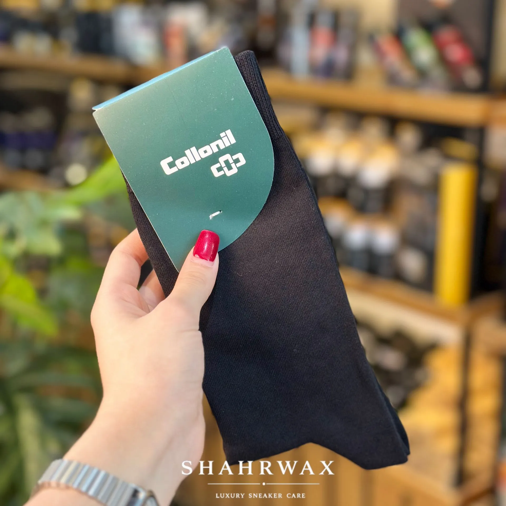 جوراب ساقدار مردانه مشکی پنبه ای