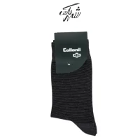 🧦 جوراب پنبه‌ای کلنیل ✅ تهیه‌شده از پنبه نرم و باکیفیت ✅ ضد حساسیت و مناسب استفاده روزانه ✅ تنفس‌پذیر برای جلوگیری از تعریق پا ✅ بادوام و لطیف حتی بعد از شستشو ✅ مناسب برای استایل روزمره و رسمی جوراب ساقدار مردانه راه راه طوسی پنبه ای