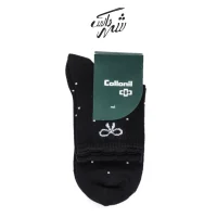 جوراب نیم ساق زنانه مشکی پنبه ای