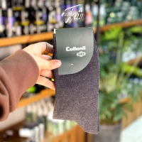 جوراب ساقدار مردانه طوسی پنبه ای