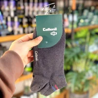 جوراب مچی مردانه طوسی پنبه ای