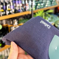 جوراب مچی مردانه سورمه ای پنبه ای