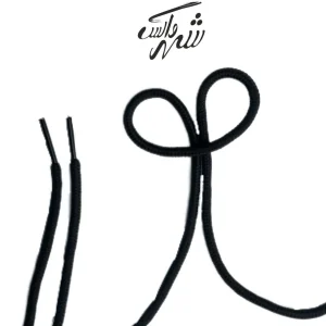 بند پوتین گرد مشکی ۱.۹۰