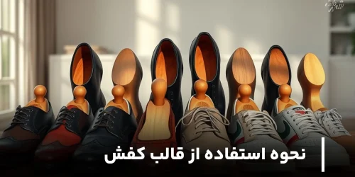 نحوه استفاده از قالب کفش
