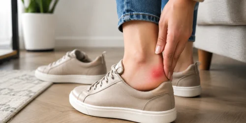 علت ساییده شدن پشت پا با کفش نو