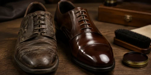 نحوه تمیز کردن کفش چرم